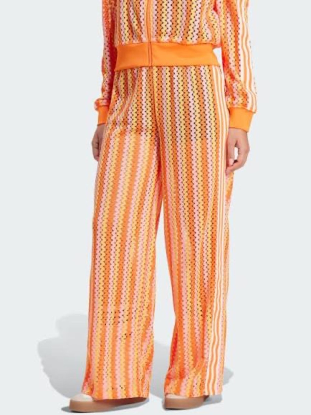 Adidas Summer Glow Crochet Firebird Track Pant